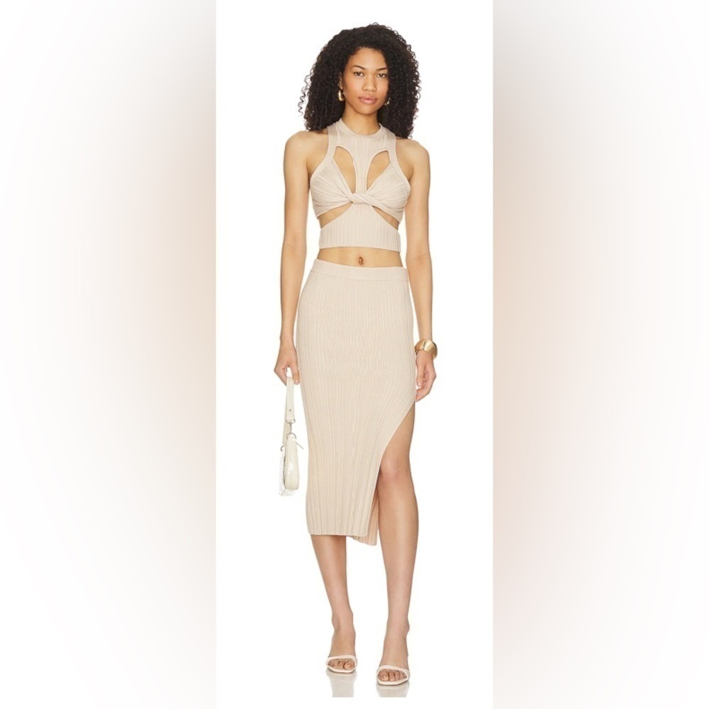 Camila Coehlo Hydra Slit MIDI Skirt - Picture 2 of 5